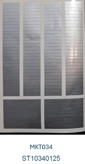 Sterimark MKT034 Marcador Instrumental Liso Prata 134 Tiras