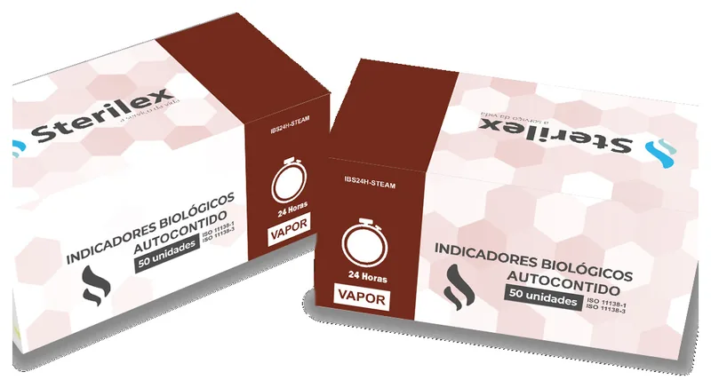 Sterilex IBS24H-STEAM Indicador Biológico Autocontido Vapor 24 horas