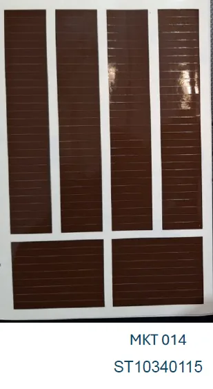 Sterimark MKT014 Marcador Instrumental Liso Marrom Escuro 134 Tiras