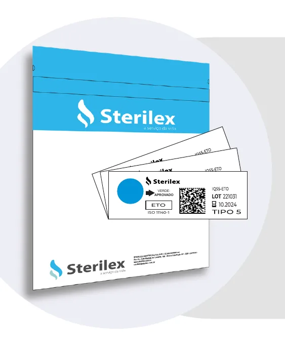 Sterilex IQS5-ETO Indicador Tipo 5 Óxido de Etileno