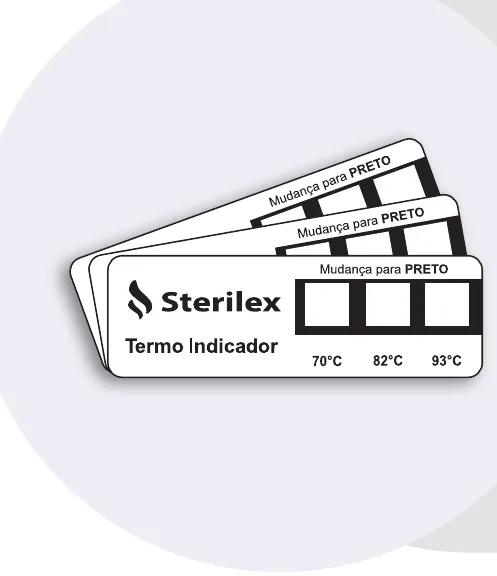 Sterilex Termo Indicador Temperatura Autoadesivo 25un