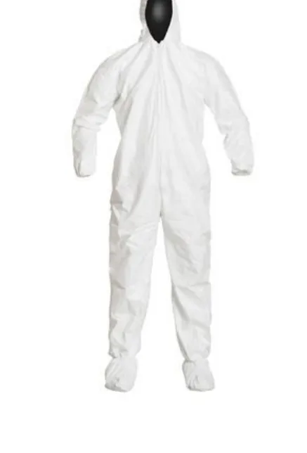 DuPont Tyvek IsoClean IC109S-PS Macacão Estéril Meias Gripper