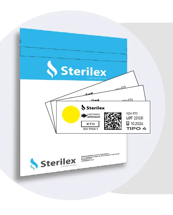 Sterilex IQS4-ETO Indicador Tipo 4 Óxido de Etileno