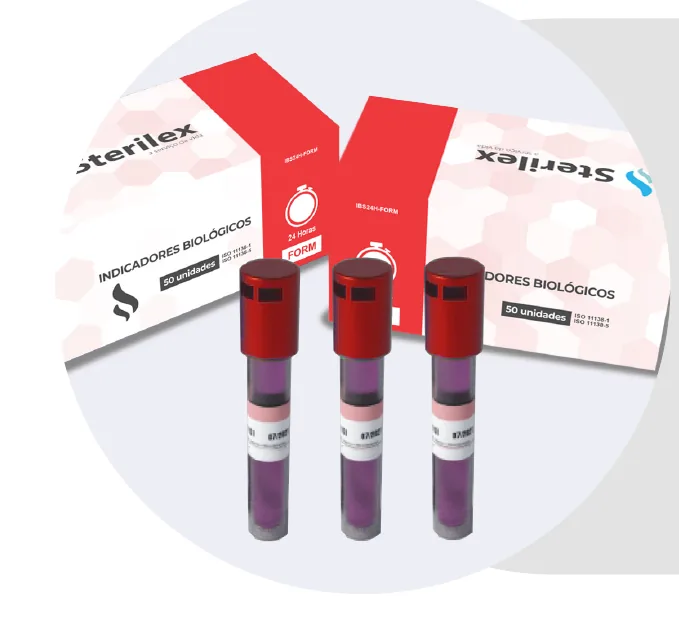 Sterilex IBS1H-FORM Indicador Biológico Autocontido Formaldeído 1 hora